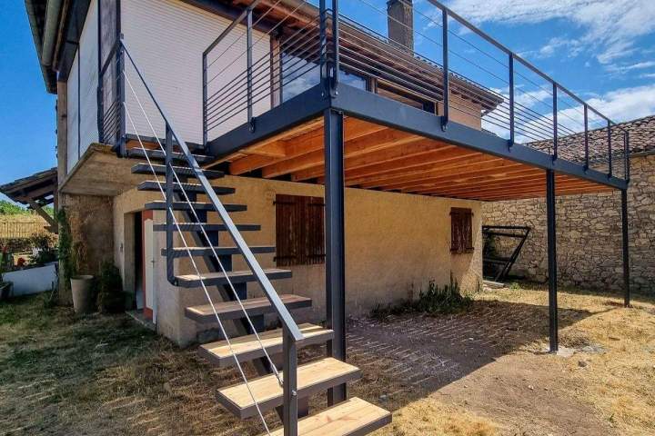 Constructeur terrasse sur pilotis Lot