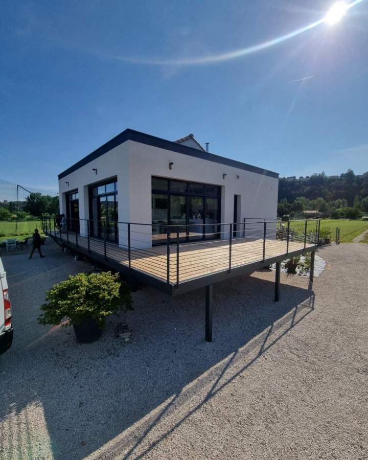 Réalisations Terrasse sur pilotis vers Cahors Lot (2) (Copier)